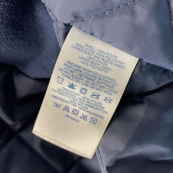 Lands' End Jacket Coat Parka Insulated Waterproof Men's size XL Navy - Picture 8 of 8